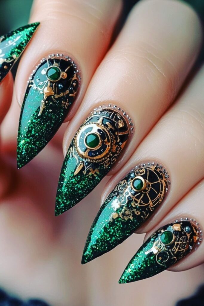 Glitter Glam Nails