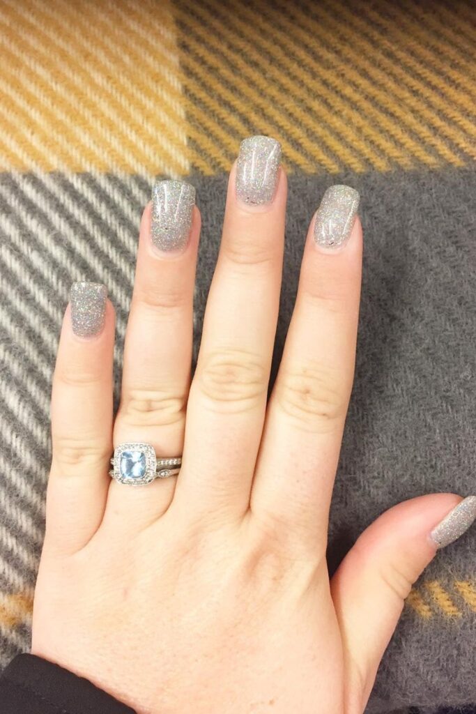 Glittery Pixie Dust Nails