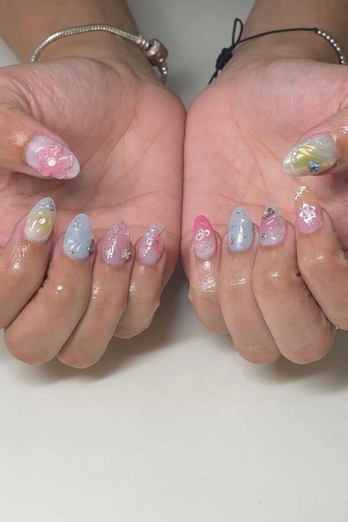 Kawaii Characters Nails