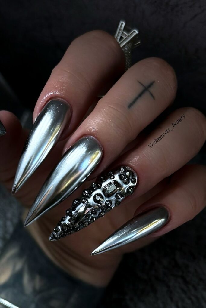 Metallic Magic Nails