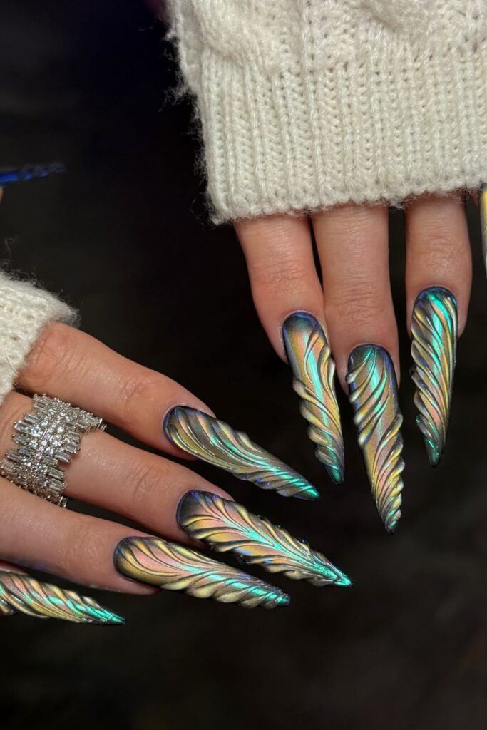Metallic Marvels Nails
