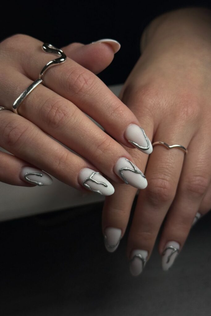 Metallic Rebel Nails