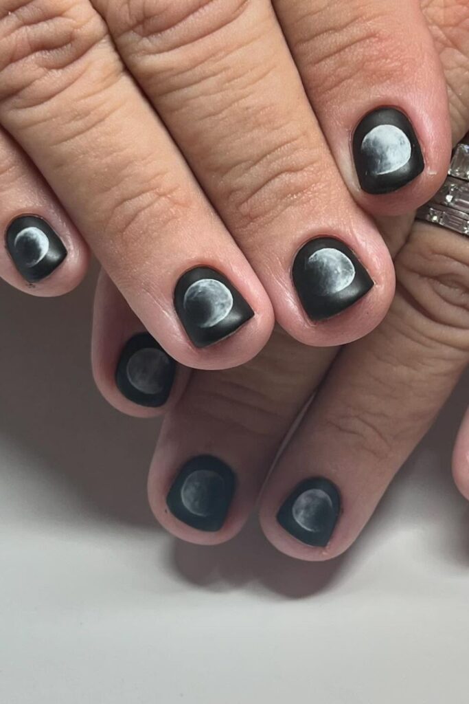 Mystical Moon Phases Nails