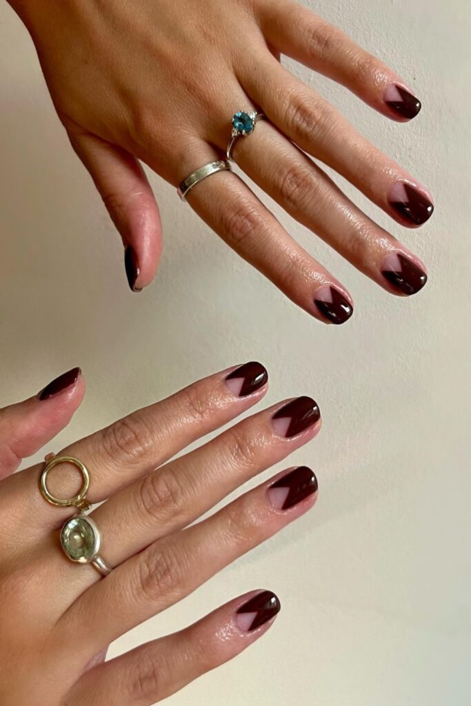 Negative Space Art Nails