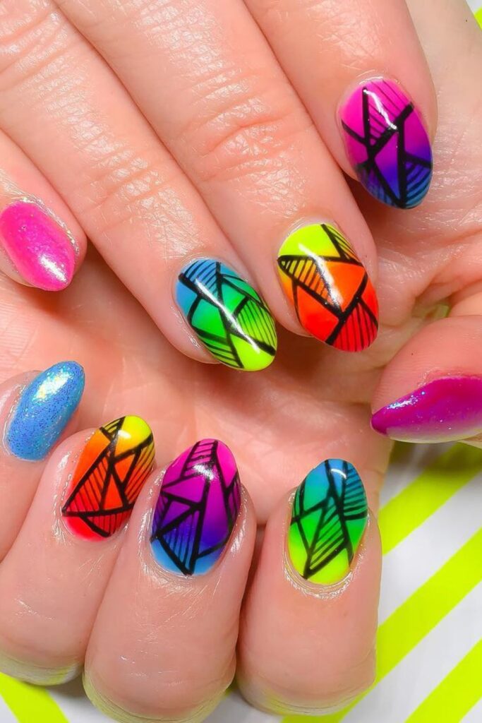 Neon Dream Nails
