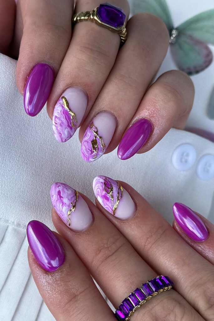 Purple Nails