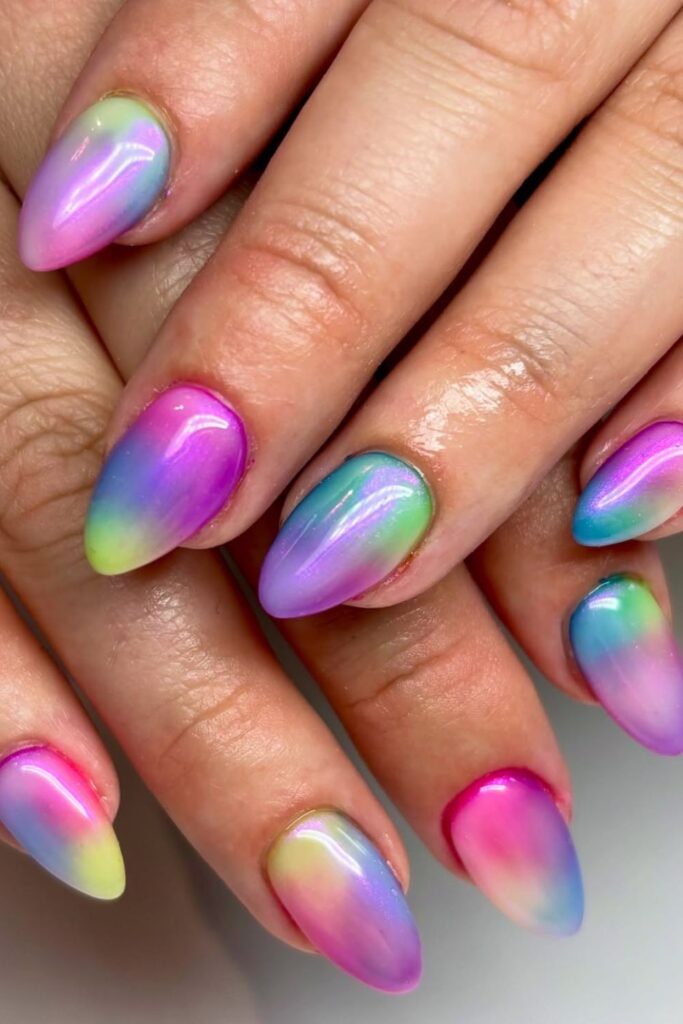 Rainbow Dreams Nails