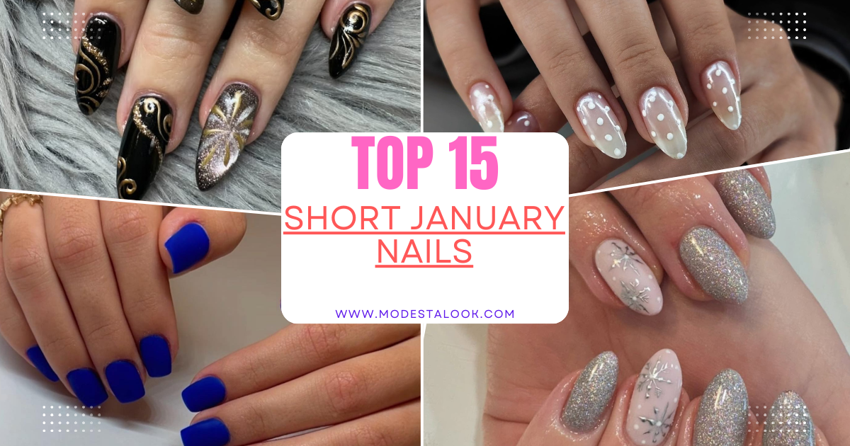 Short January Nails