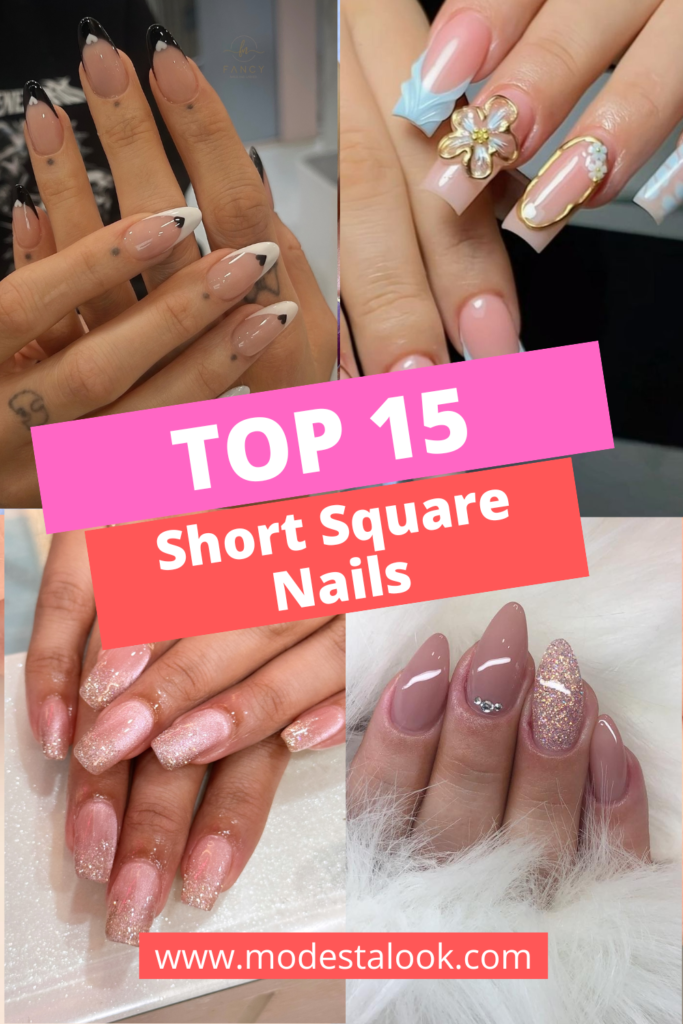 Short Square Nails (1)
