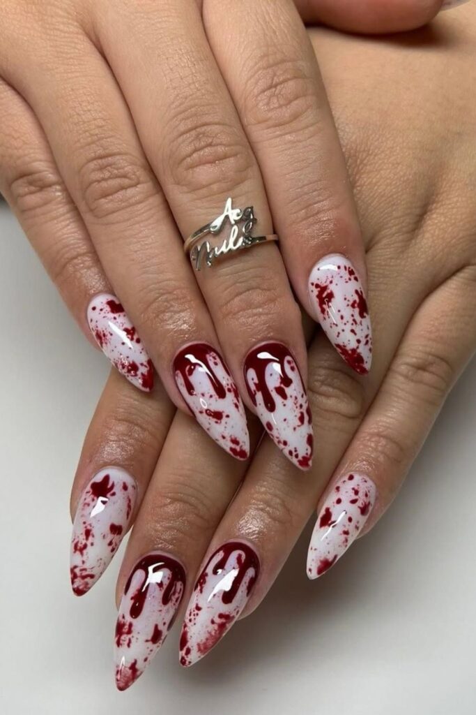 Splatter Art Nails