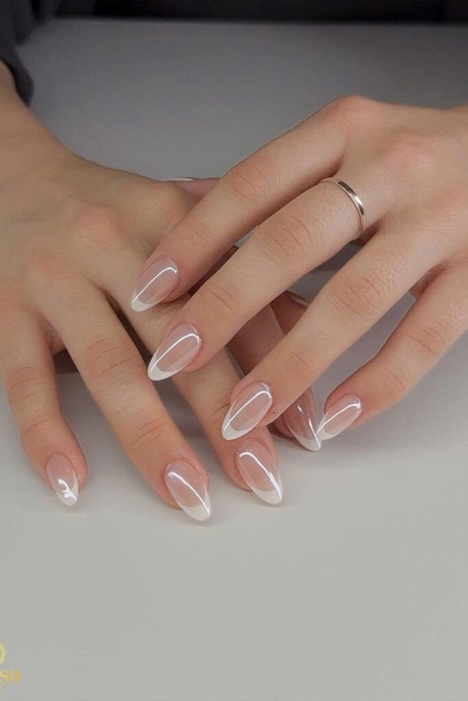 Textured Almond Pink Nails