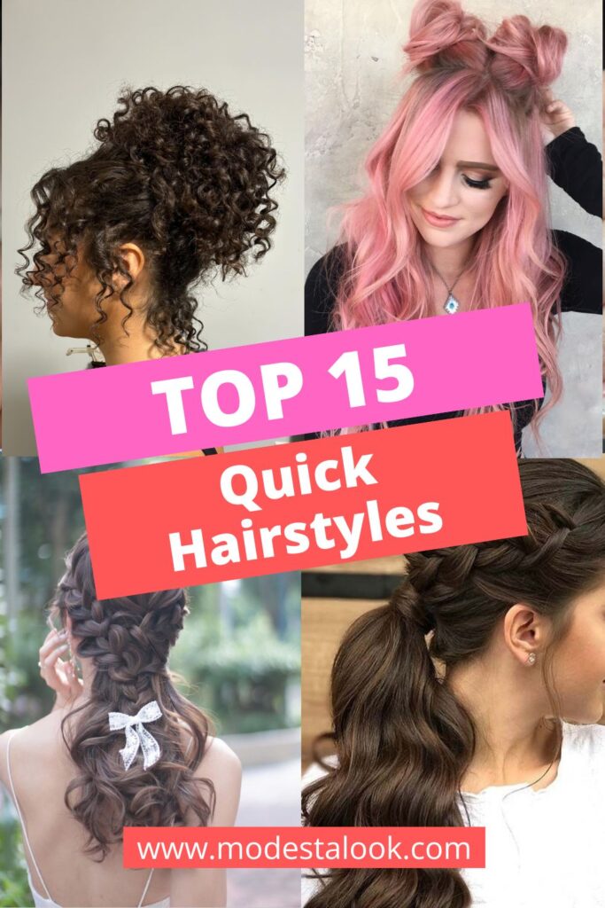 Top 15 Quick Hairstyles