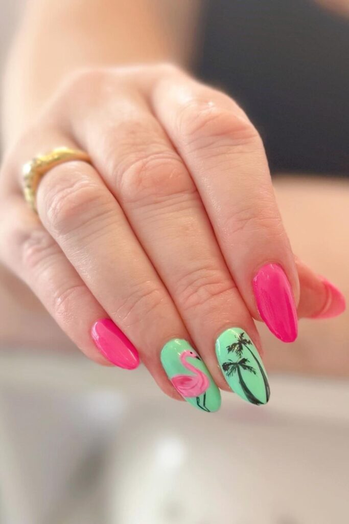Tropical Vibes Nails