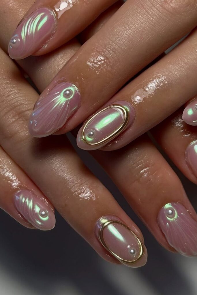 Whimsical Mermaids Nails