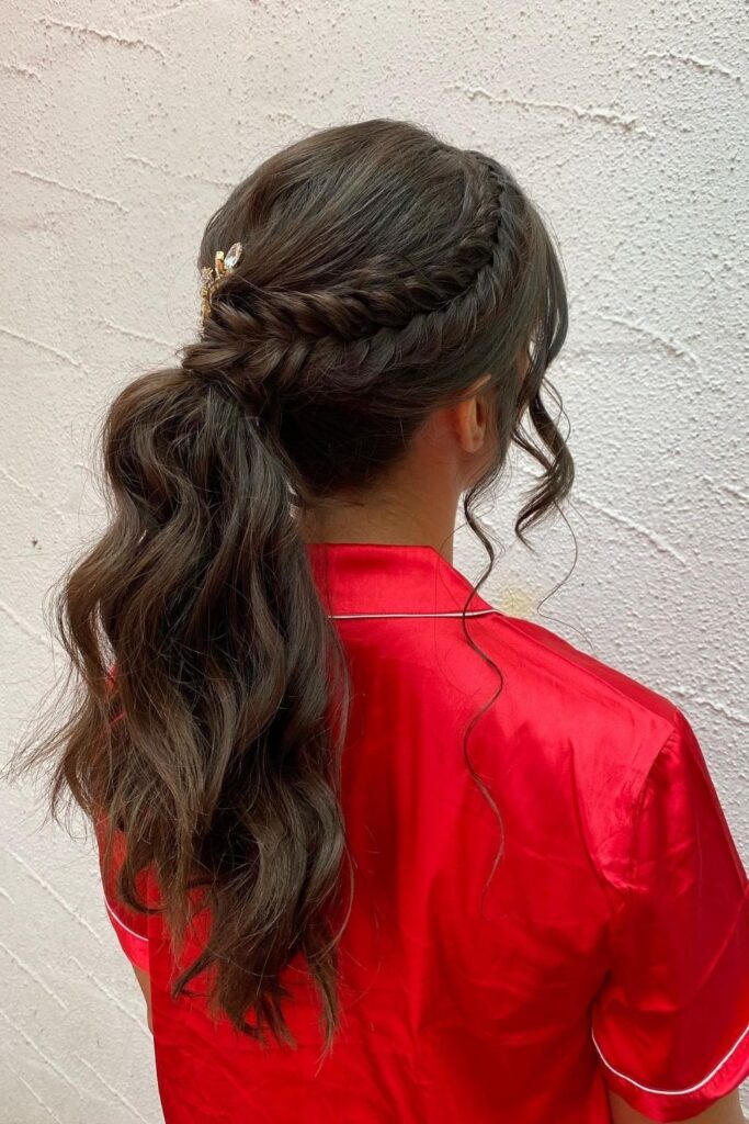 Accent Braid Ponytail