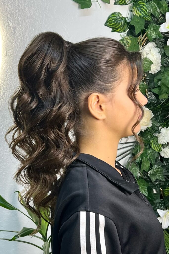 Curly High Ponytail