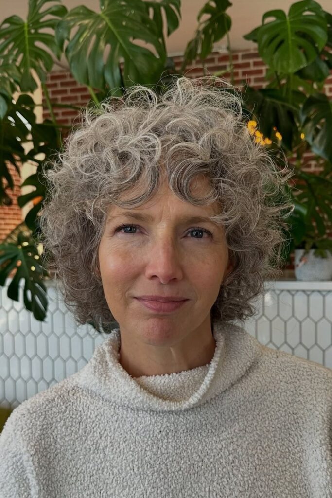 Curly Shoulder-Length Weave