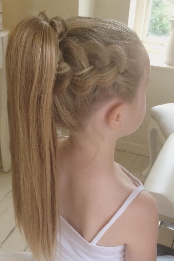 Dutch Braid Ponytail