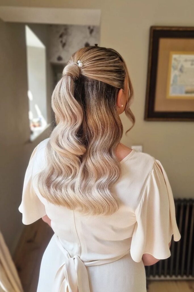 Half-Up Braided Ponytail