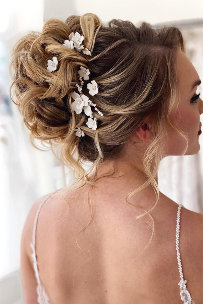High Bun with Accessories