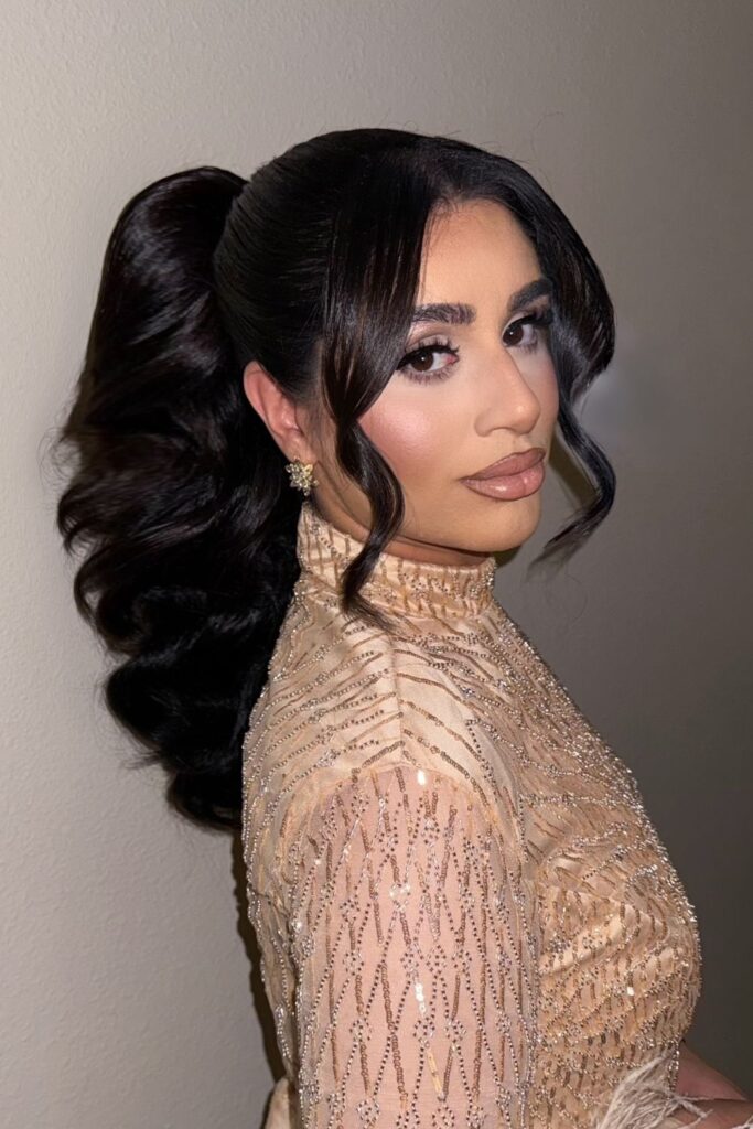 High Ponytail with Extensions