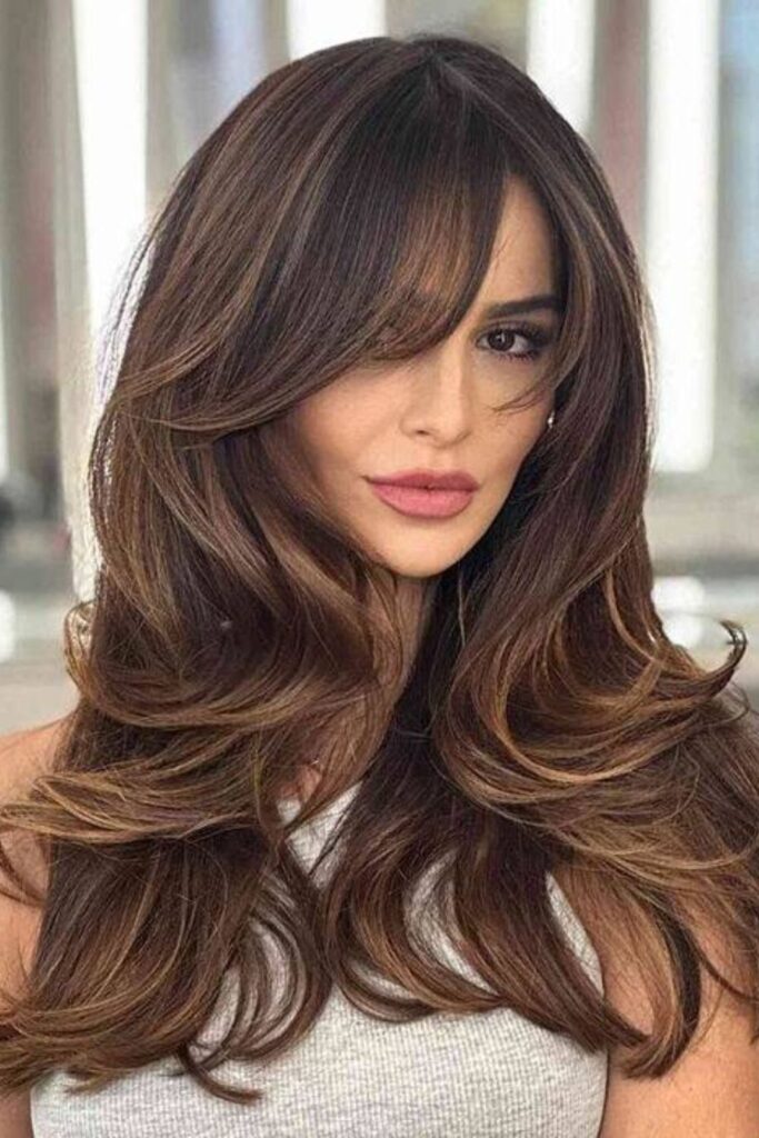 Long Layered Wig with Waves