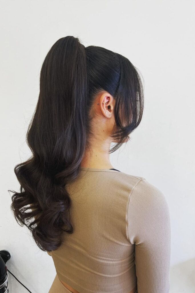 Long Ponytail with a Twist