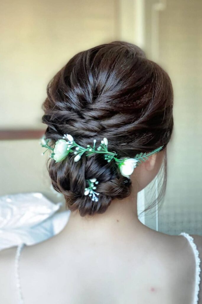 Low Braided Bun