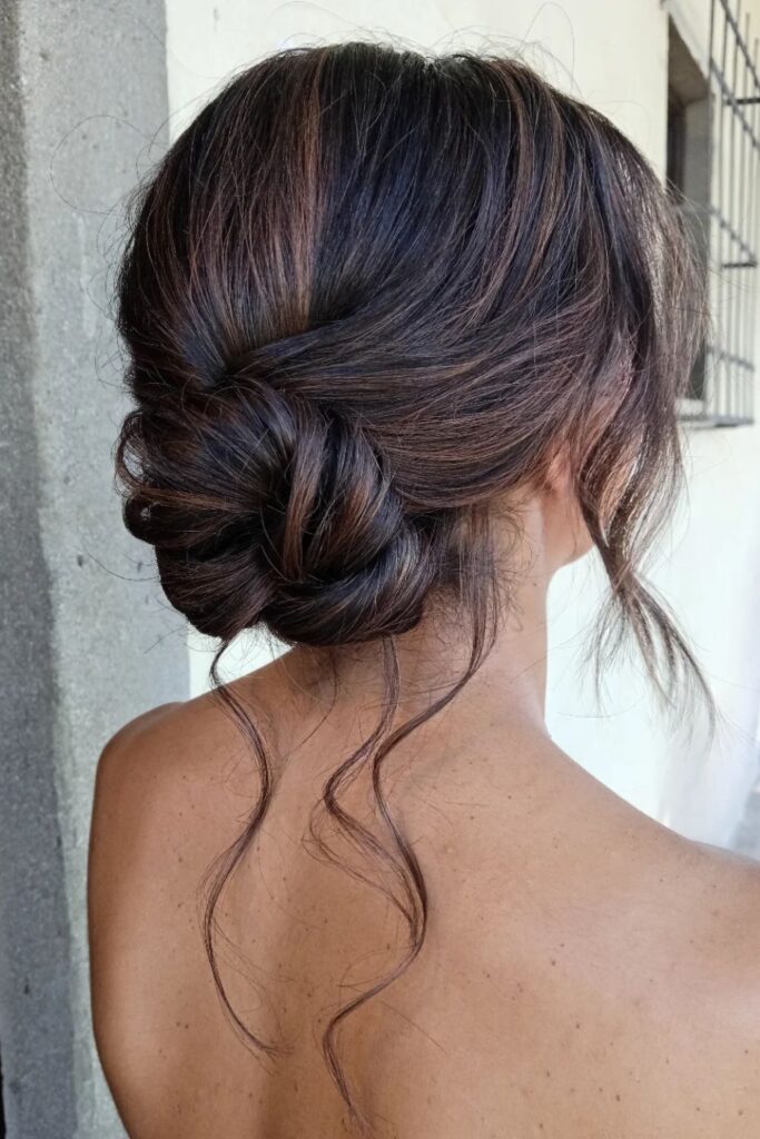 Low Chignon Updo