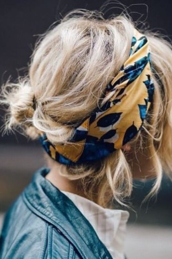 Messy Bun with Headband