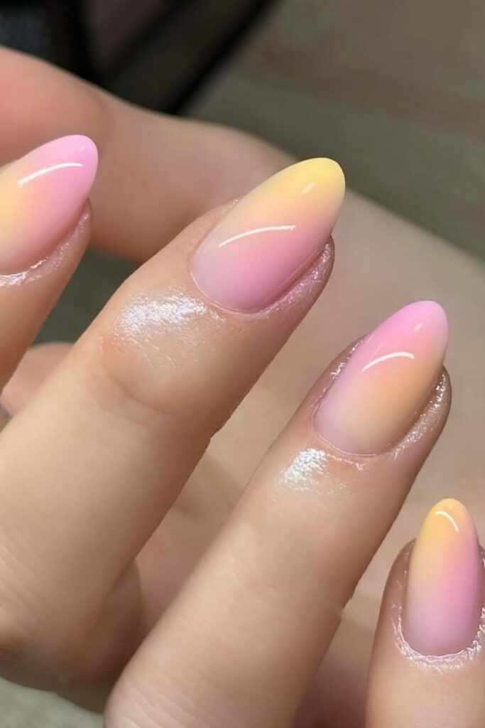 Pastel Ombre Nails