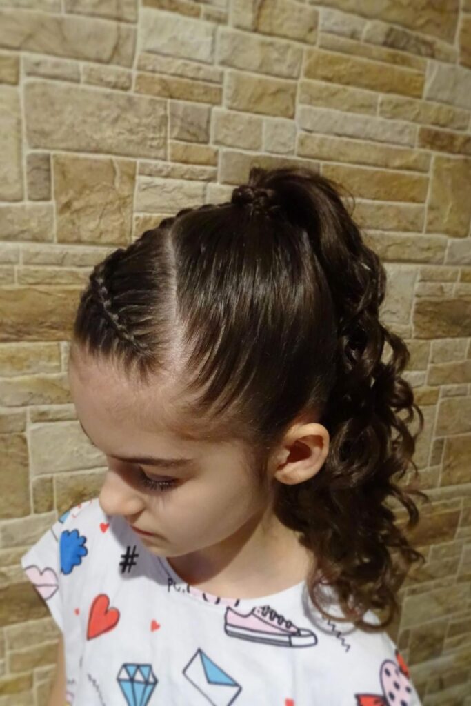 Ponytail with Baby Hairs