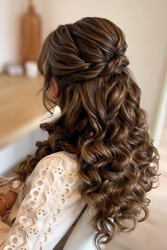 Side-Swept Curls