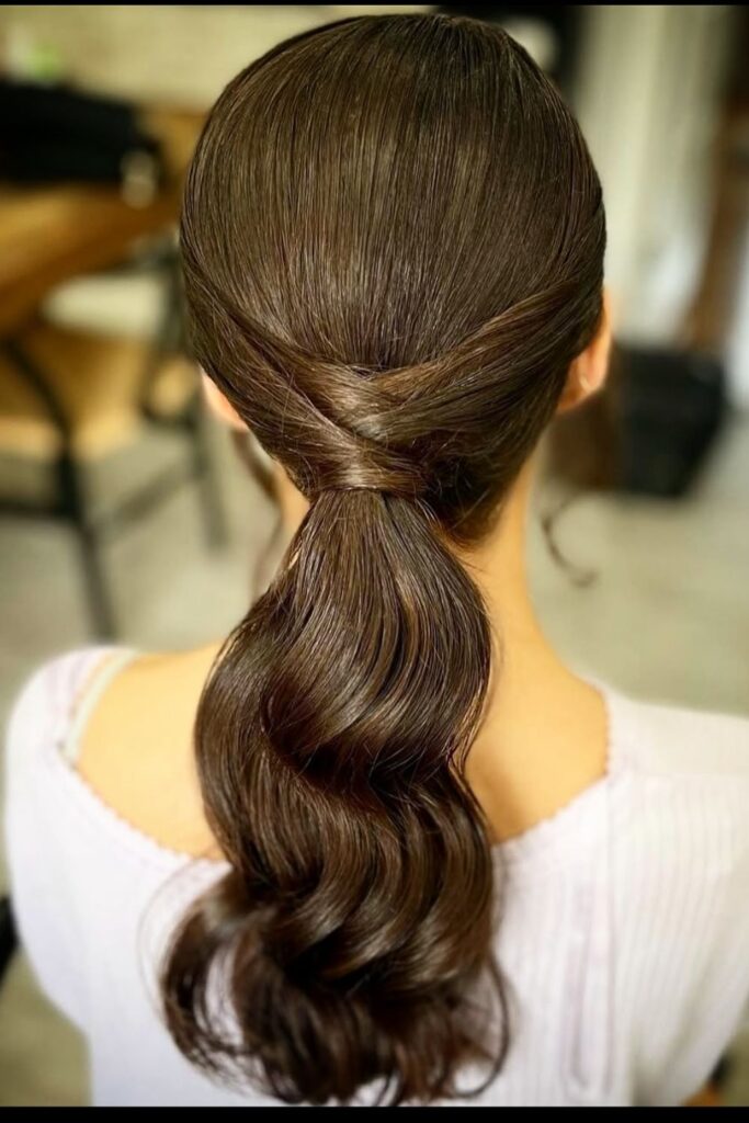 Slick Back Ponytail