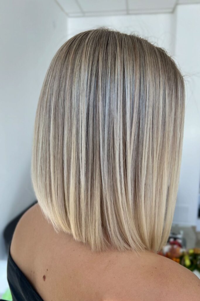 Angled Bob with Highlights
