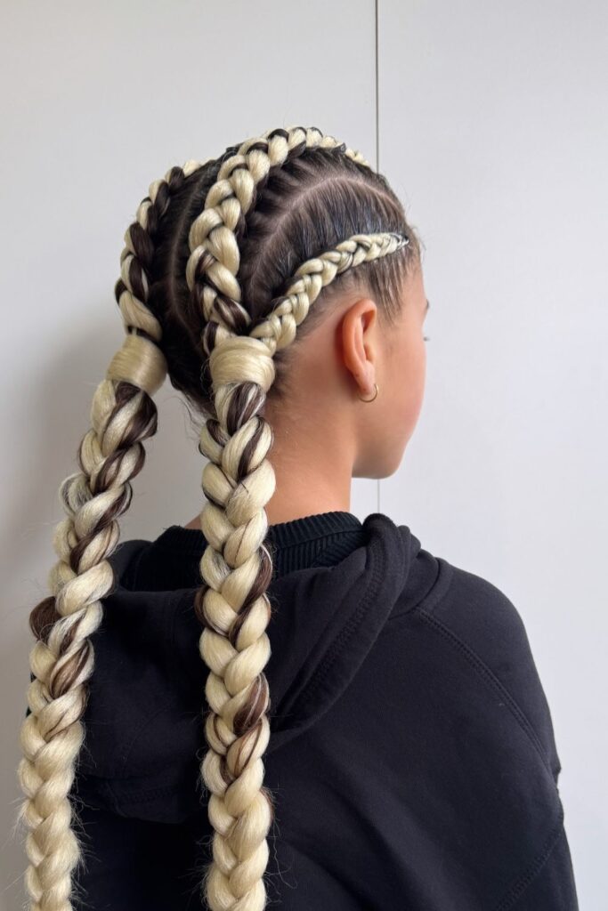  Cornrow Ponytail