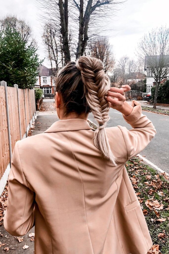 Fishtail Braid Ponytail