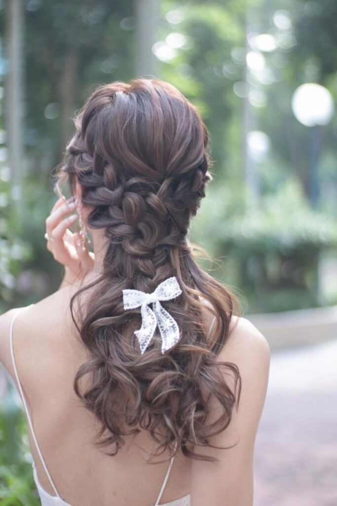 Half-Up Half-Down Twist