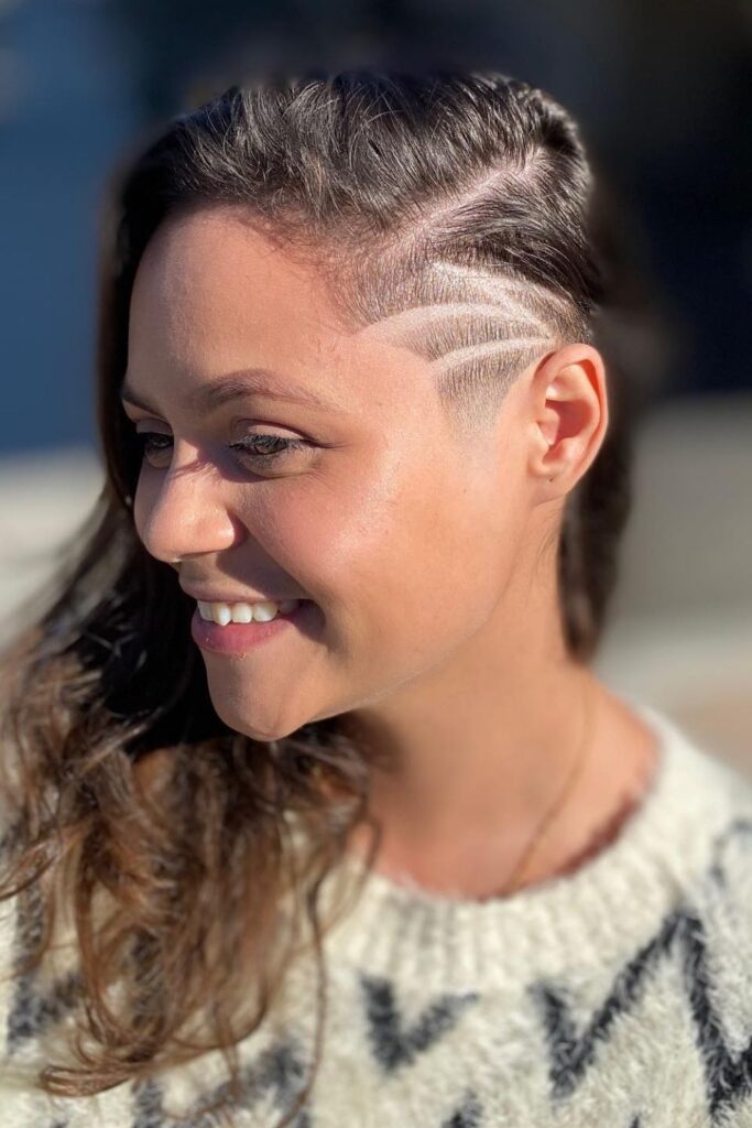  Locs with Side Shave or Undercut