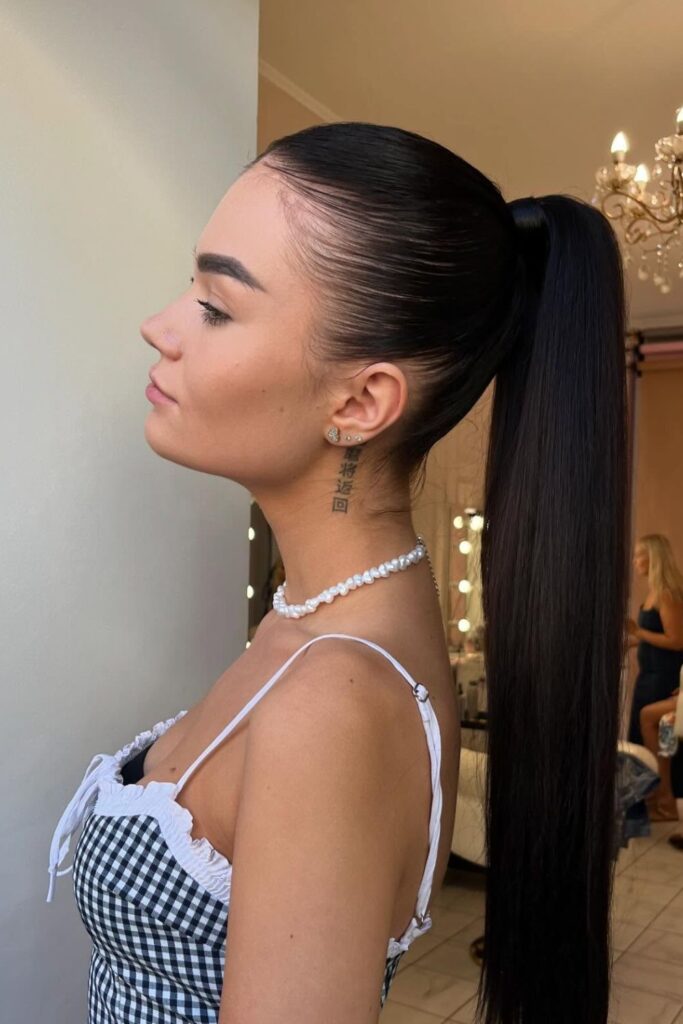 Sleek High Ponytail