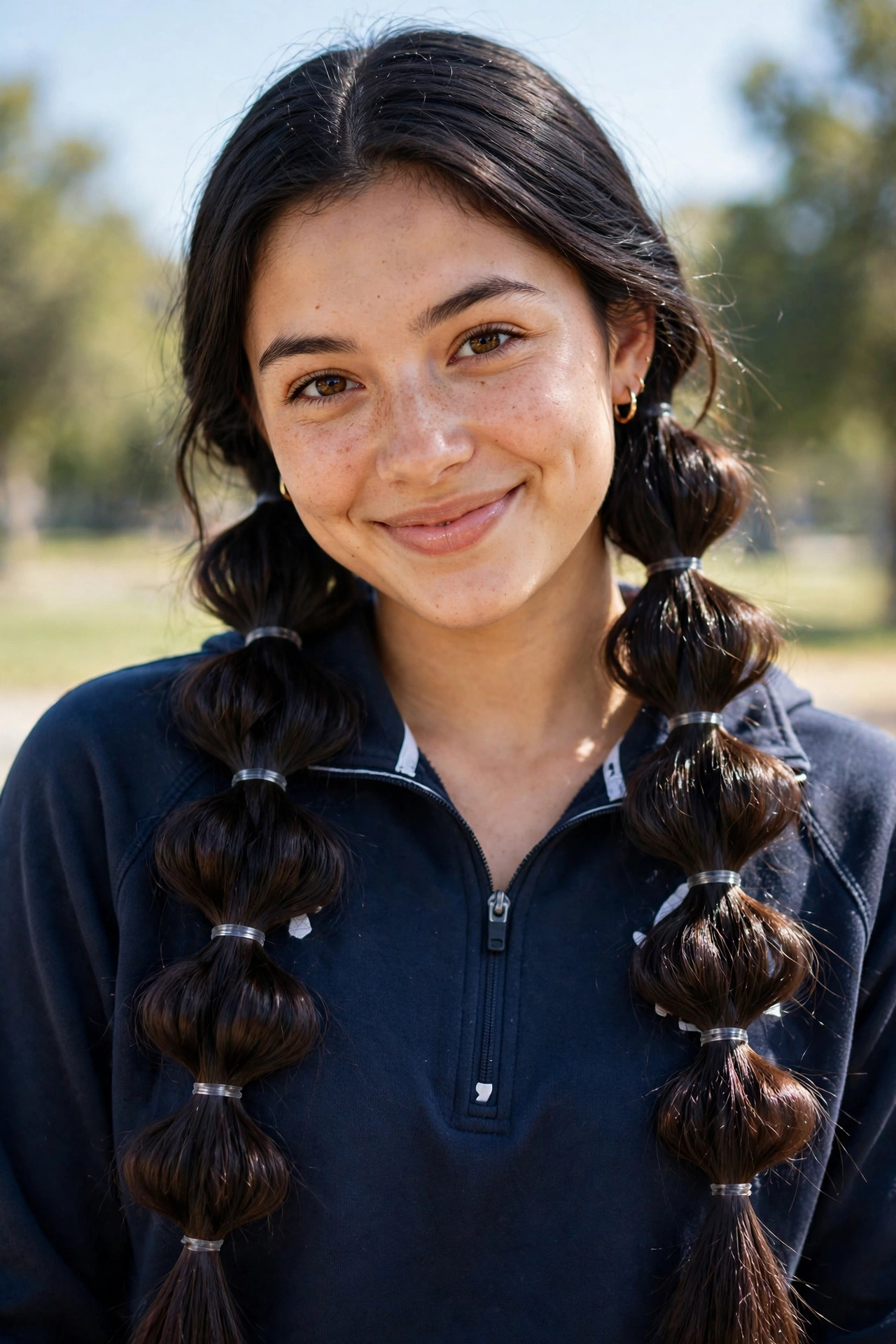 Bubble braid hairstyles