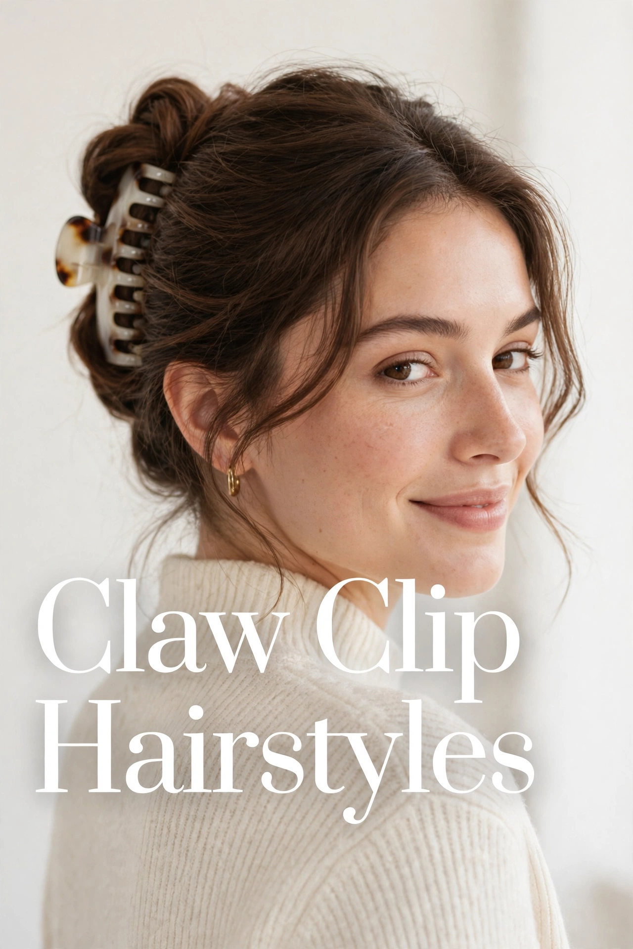 Top 15 claw clip hairstyles collage