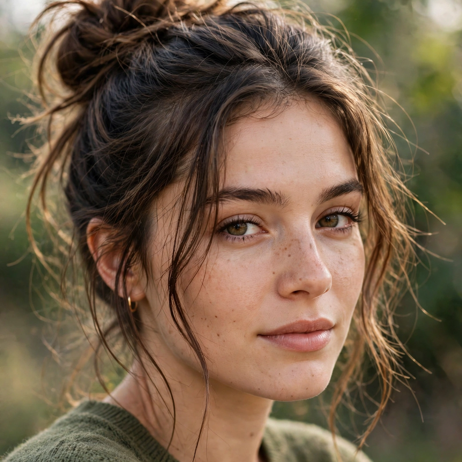 messy bun hairstyles