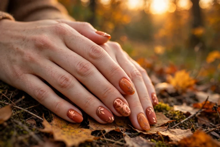 Top 15 Orange Fall Nails: Warm, Cozy & Stylish Nail Designs