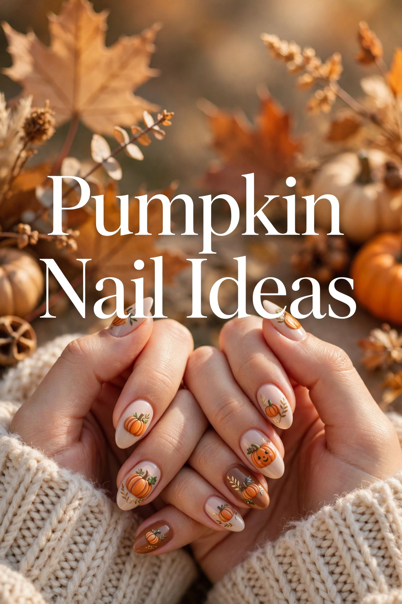 pumpkin nails